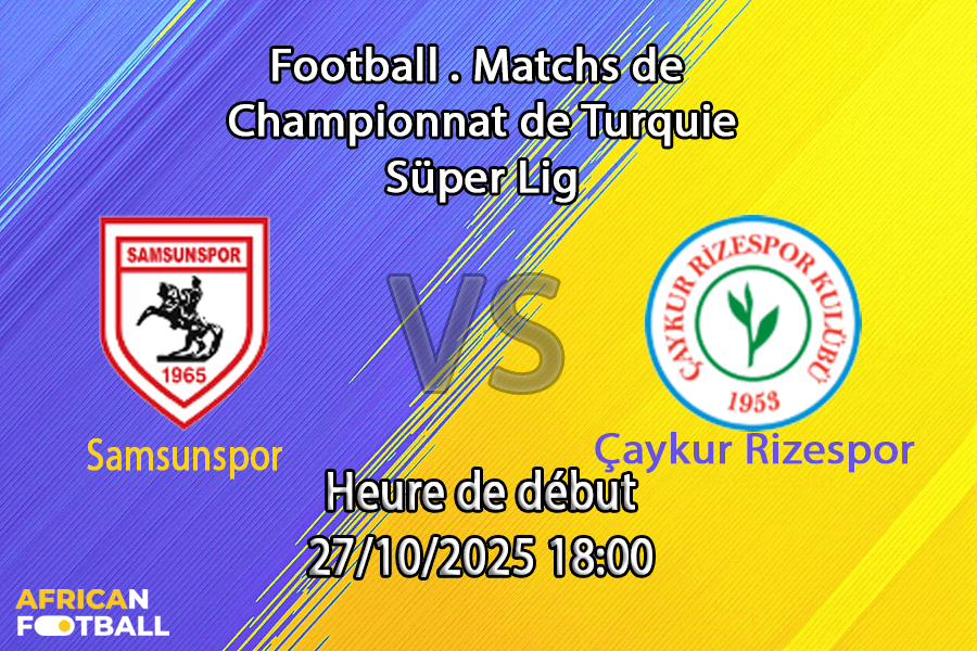 Pronostic Samsunspor‑Çaykur Rizespor